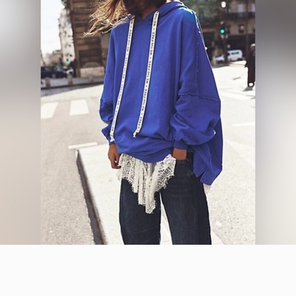 NWT We The Free We Hoodie  Dazzling Blue